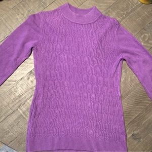 💥💥New Laura Scott Purple Mock Neck Sweater💥💥